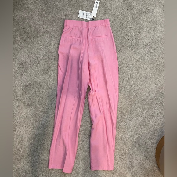 NWT! Sold out! Zara - full length pants, pastel pink, size S - Picture 6 of 7